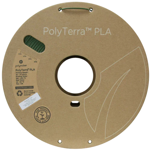 PolyTerra™ PLA Filament (1.75 mm, 1 kg)(Camouflage (Dark Green-Brown))