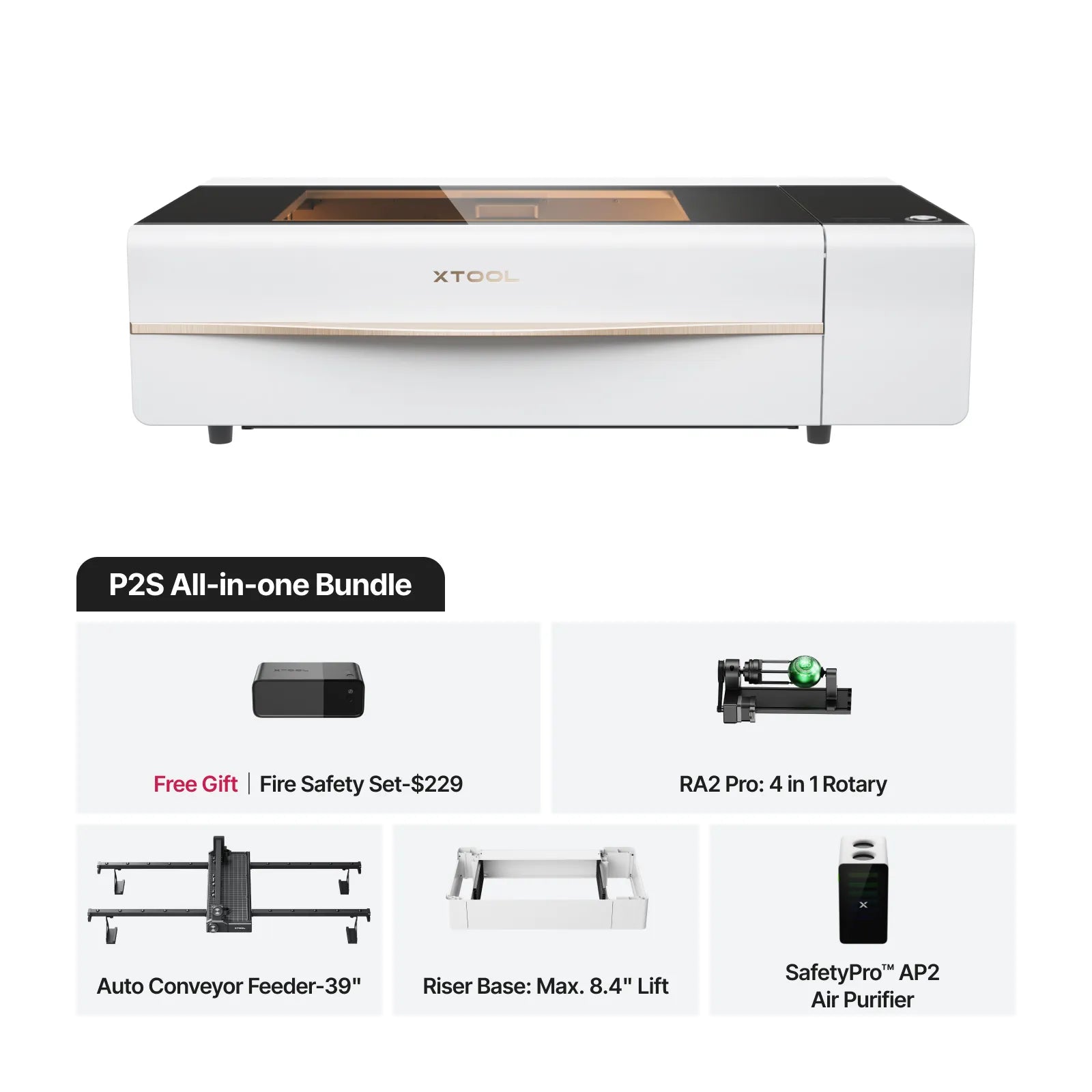 xTool P2S 55W CO2 Laser Cutter