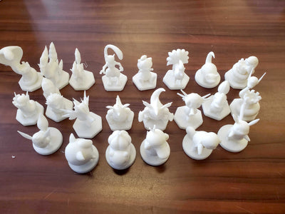3D Printed Christmas Gifts Pokémon Chess Set