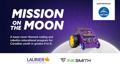 Laurier and InkSmith partner for Mission on the Moon program, supported by Canadian Space Agency