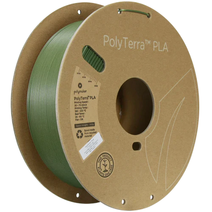 PolyTerra™ PLA Filament (1.75 mm, 1 kg)(Camouflage (Dark Green-Brown))