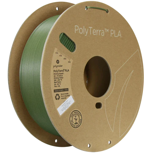 PolyTerra™ PLA Filament (1.75 mm, 1 kg)(Camouflage (Dark Green-Brown))