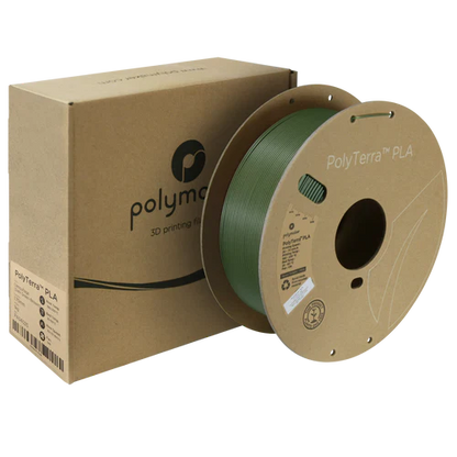 PolyTerra™ PLA Filament (1.75 mm, 1 kg)(Camouflage (Dark Green-Brown))